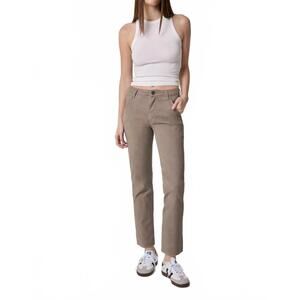 NEW EDYSON charlie high rise straight jeans in stone